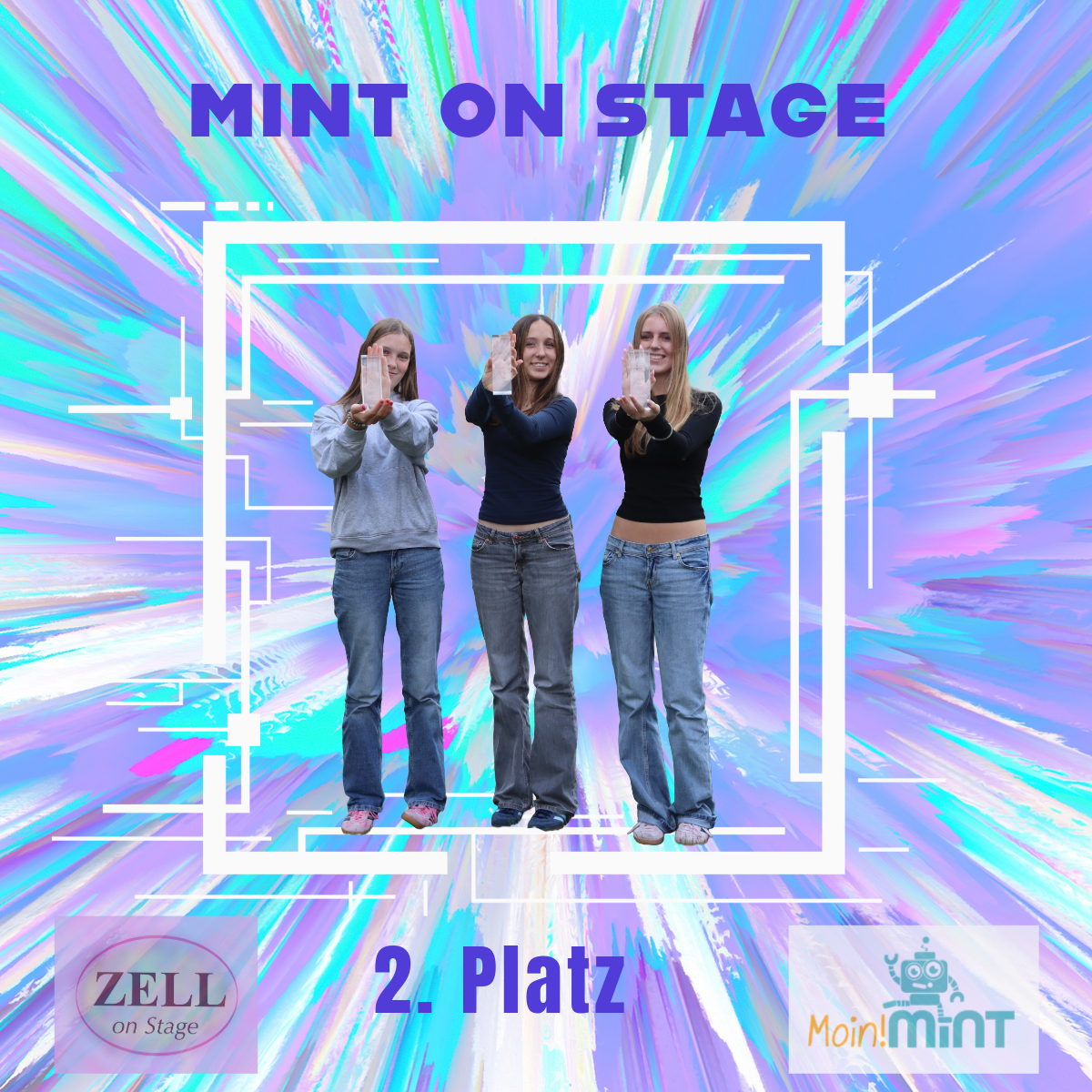 Erfolgreicher zweiter Platz bei der Challenge „MINT on Stage“ Erfolgreicher zweiter Platz bei der Challenge „MINT on Stage“