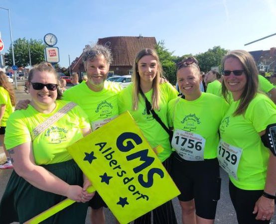 Unsere Schule mit Rekordbeteiligung beim Heider Abend-Stadtlauf