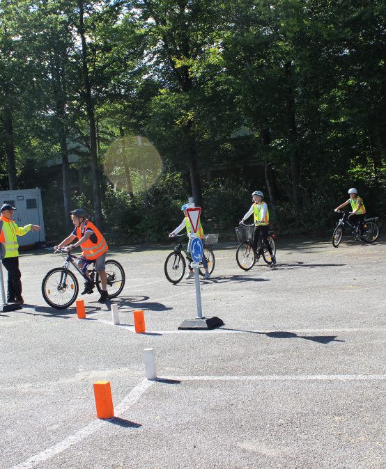 Verkehrserziehung der 5. Klassen